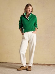 Joules Green Funnel Neck Polar Fleece - Image 4 of 7
