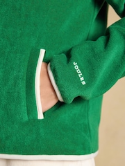 Joules Green Funnel Neck Polar Fleece - Image 5 of 7