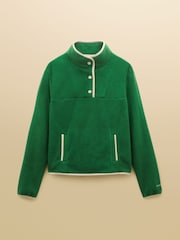 Joules Green Funnel Neck Polar Fleece - Image 8 of 8