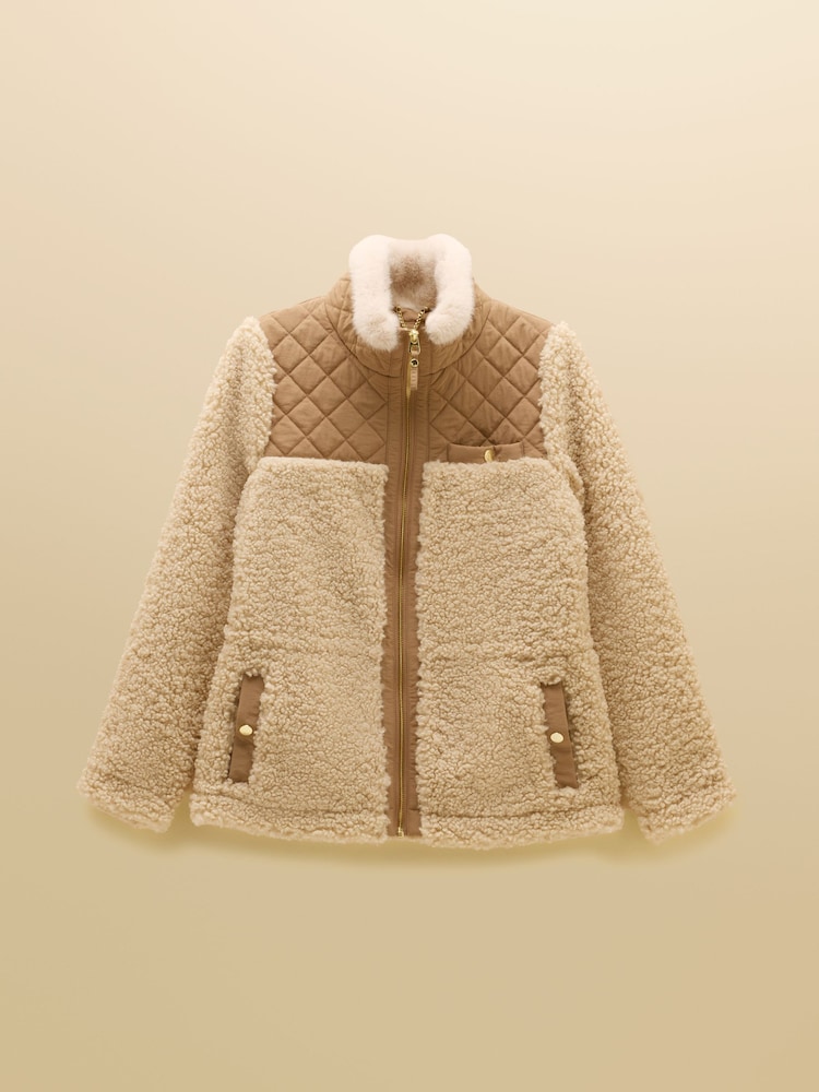 Joules Faux Fur Collared Fleece Jacket - Imagen 10 de 10 Joules Faux Fur Collared Fleece Jacket - Imagen 10 de 10