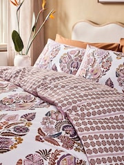 Multi 200HTC Percale Autumn Floral Decorator Duvet Cover and Pillowcase Set - Image 3 of 7