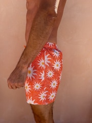 Never Fully Dressed Orange Sun Mens Swim Shorts - Image 3 of 5