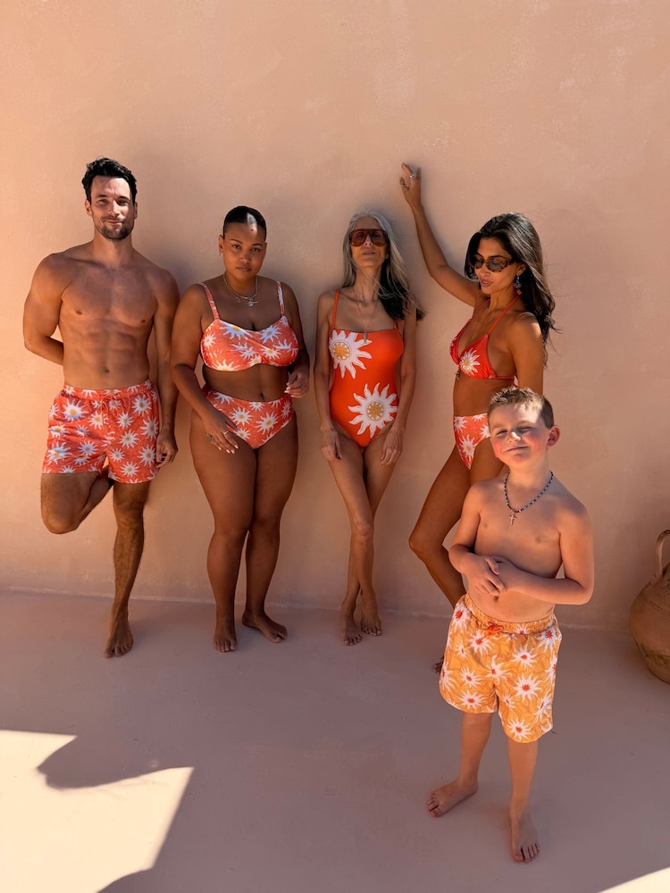 Never Fully Dressed Orange Sun Mens Swim Shorts - Image 5 of 5