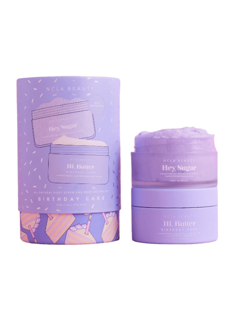 NCLA Beauty All Natural Birthday Cake Body Scrub and Body Butter Set - Image 1 of 3 NCLA Beauty All Natural Birthday Cake Body Scrub and Body Butter Set - Image 1 of 3
