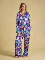 Bonnie Satin Long Sleeve Pyjama Set - 圖片 1/6