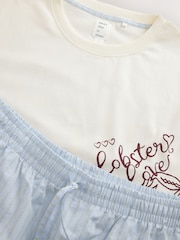 Cream Lobster Short Pyjamas Set - Image 3 of 4