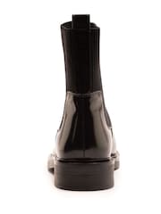 Off The Hook Black Brook Chelsea Ankle Boots With Elastic Side Panels - Image 4 of 6