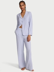 Victoria's Secret Lavender Purple VS Lockup Modal Long Pyjama Set - Image 1 of 2