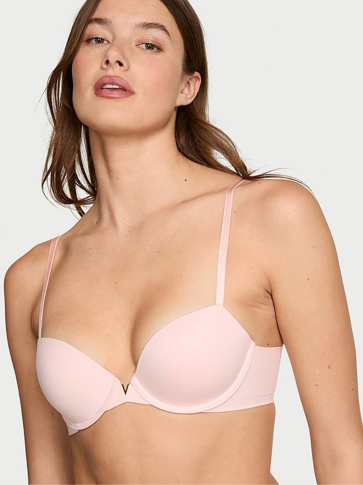 Victoria's Secret Purest Pink Lightly Lined Demi Bra - Image 1 of 2 Victoria's Secret Purest Pink Lightly Lined Demi Bra - Image 1 of 2