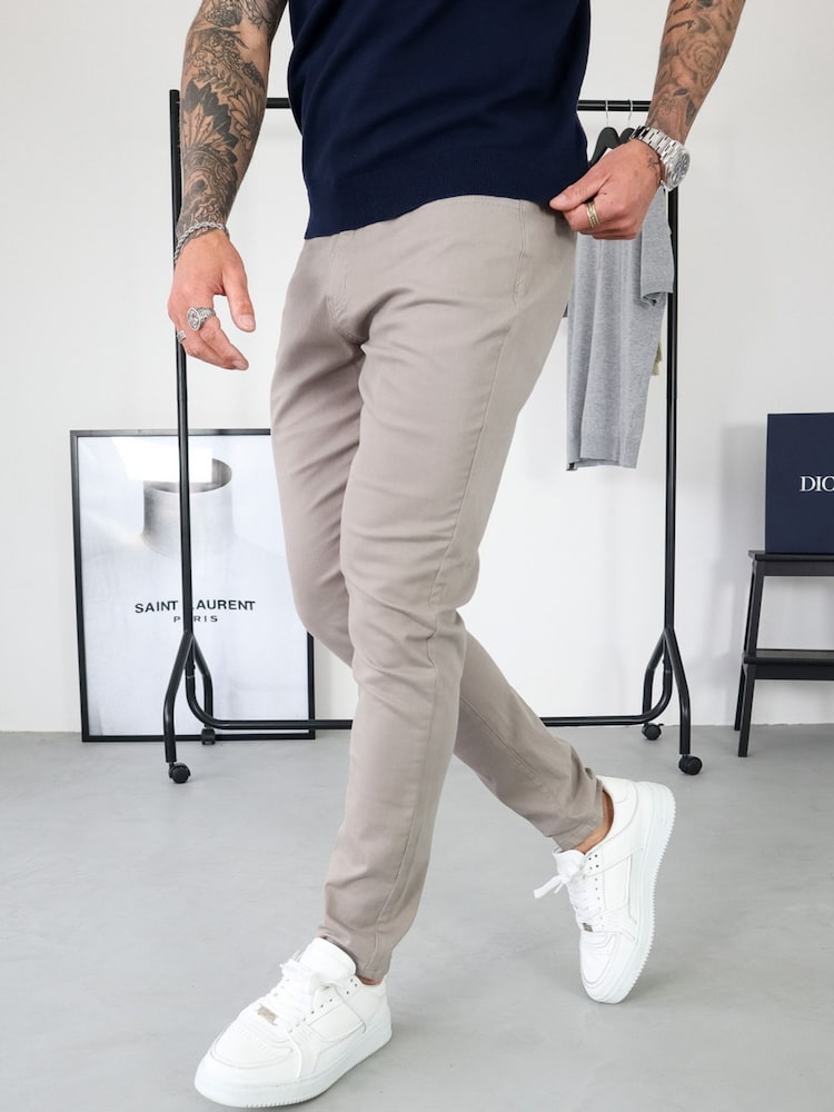 CAPO Grey Chinos Pants - Image 2 of 5