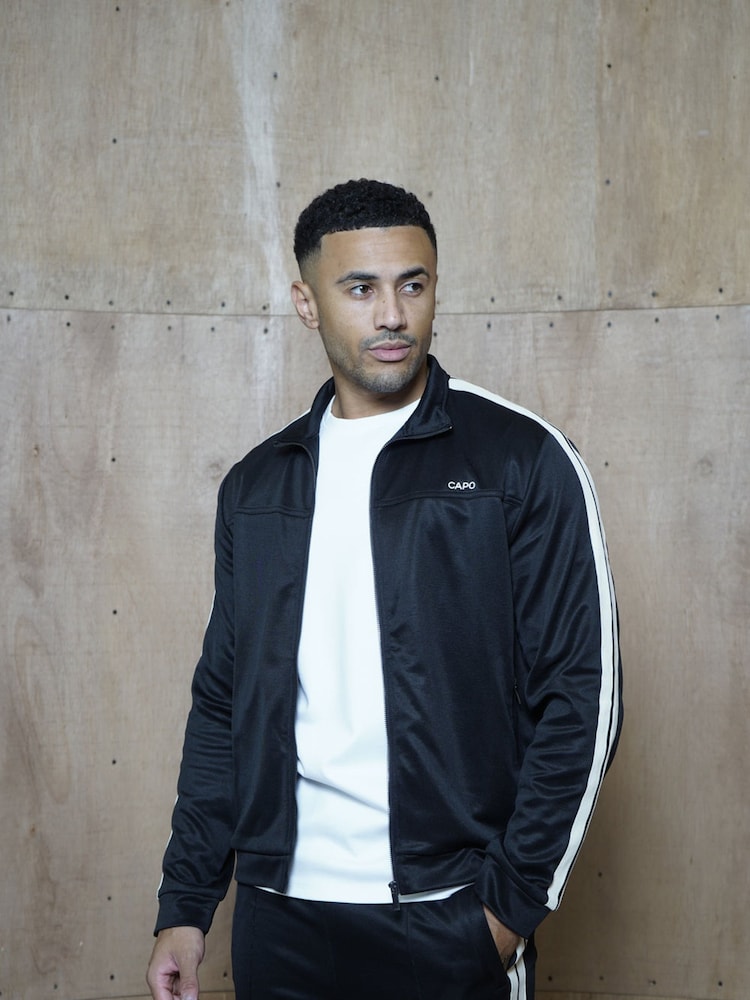 CAPO Black Tape Track Jacket - Image 2 of 6 CAPO Black Tape Track Jacket - Image 2 of 6