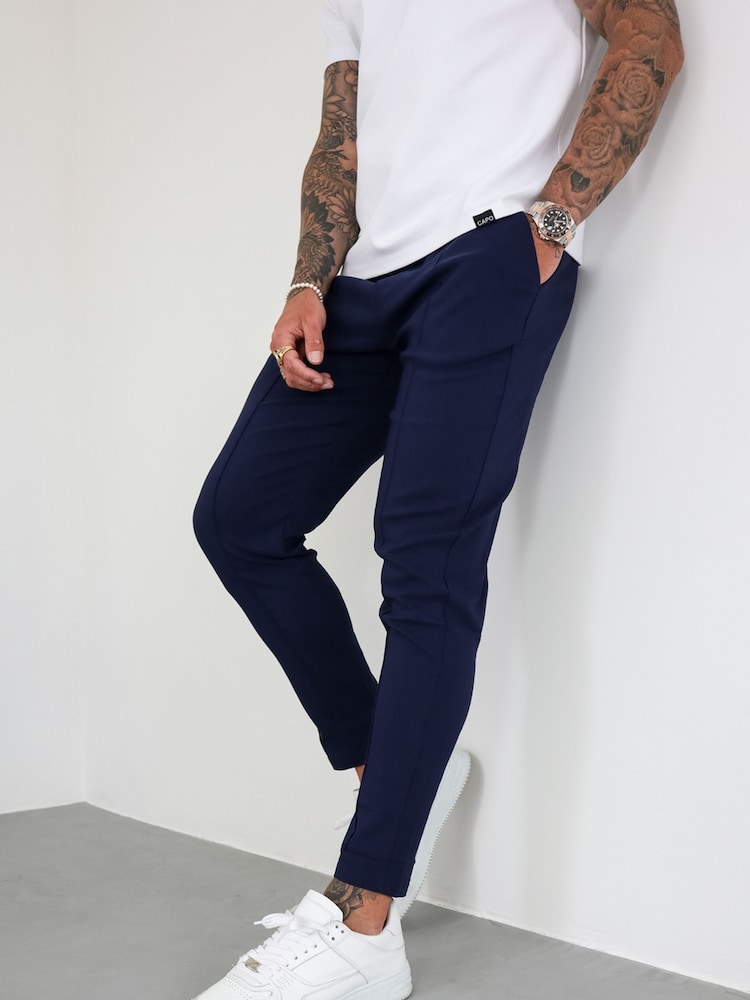 CAPO Blue SMART Trousers - Image 2 of 6 CAPO Blue SMART Trousers - Image 2 of 6