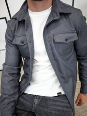 Cinza - CAPO Overshirt - Imagem 2 de 5