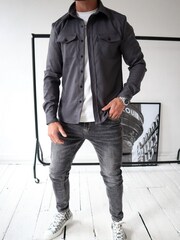 Cinza - CAPO Overshirt - Imagem 4 de 5