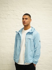 CAPO Blue Crinkle Lightweight Sweat Top - Image 1 of 6