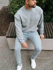 CAPO Grey International Sweat Top - Image 5 of 6