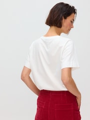Oliver Bonas White La Boulangere Graphic T-Shirt - Image 1 of 8