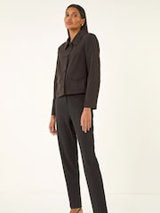 Roman Black Smart Buttoned Pocket Jacket - Image 2 of 5