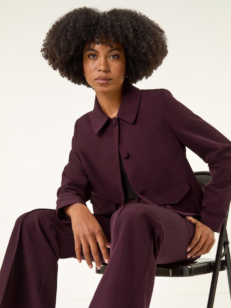 Roman Red Smart Buttoned Pocket Jacket - Image 6 of 6 Roman Red Smart Buttoned Pocket Jacket - Image 6 of 6