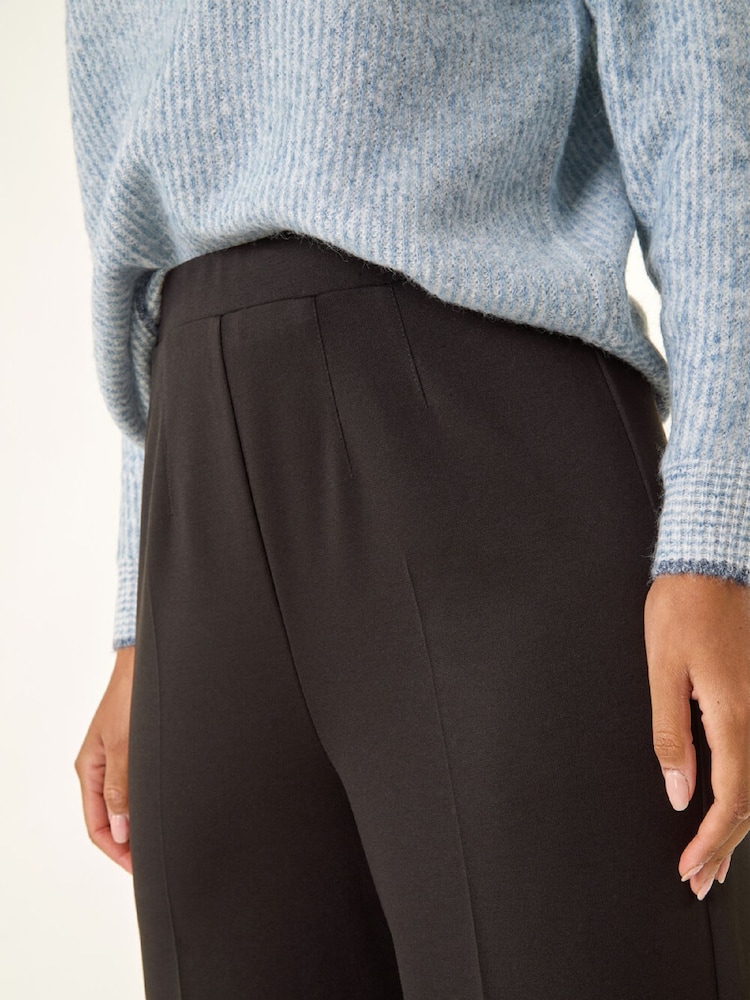 Roman Black Wide Leg Ponte Stretch Trousers - Image 5 of 5 Roman Black Wide Leg Ponte Stretch Trousers - Image 5 of 5