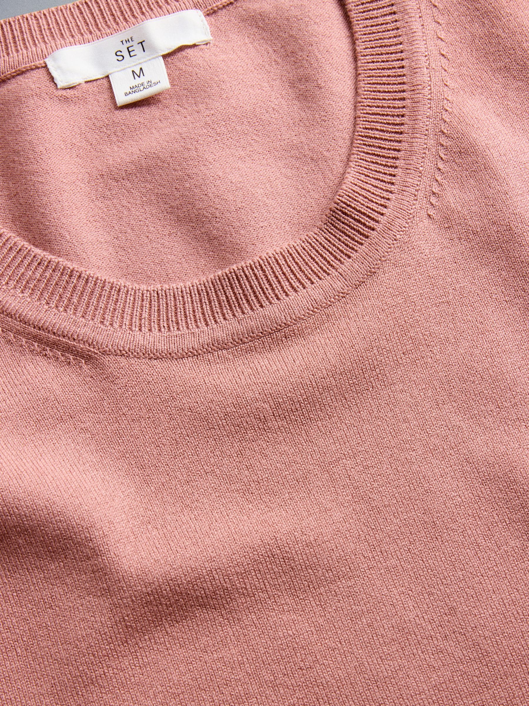 トップス ENDS AND MEANS / Crew Neck Knit Buy The Set 4 Pack Crew Neck Fine Knit T-shirts Chocolate Brown