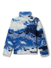 Albastru - Columbia Helvetia™ II Printed Half Snap Fleece - Imaginea 2 din 2