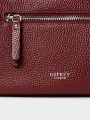 Živo rdeča - Usnjena torbica za čez telo Osprey London The Ruby - Slika 4 iz 5