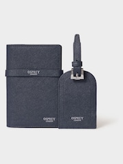 Osprey London The Neptune Leather Passport & Luggage Tag Set - Image 3 of 5