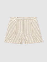 Reiss Jayce Pinstripe Tailored Shorts - Imaginea 2 din 7