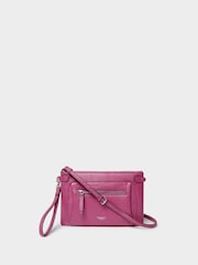 Svetlo roza - Usnjena torbica za čez telo Osprey London The Ruby - Slika 1 iz 5