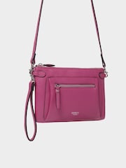 Svetlo roza - Usnjena torbica za čez telo Osprey London The Ruby - Slika 2 iz 5