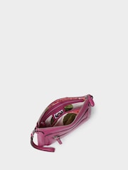 Svetlo roza - Usnjena torbica za čez telo Osprey London The Ruby - Slika 4 iz 5