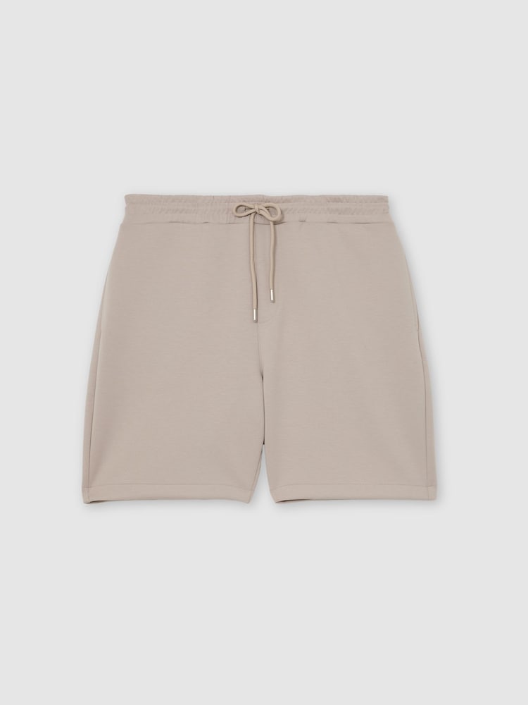 Reiss Stone Reid Premium Interlock Drawstring Shorts - Image 2 of 7 Reiss Stone Reid Premium Interlock Drawstring Shorts - Image 2 of 7