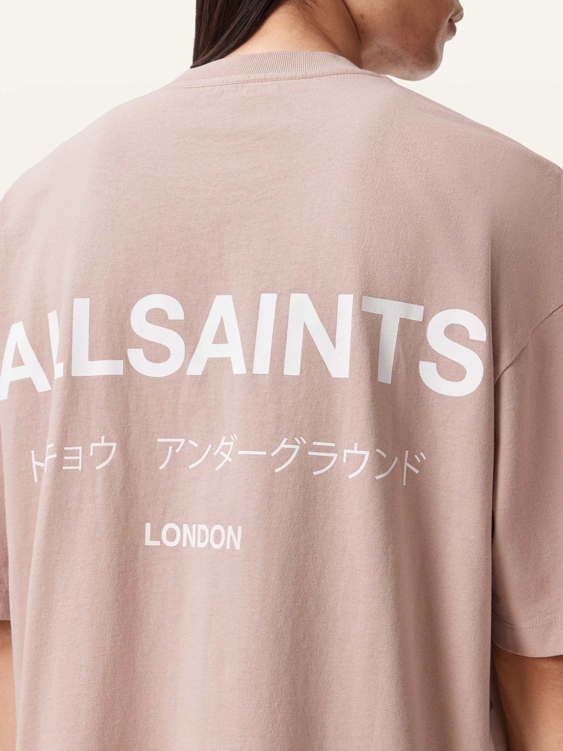 Comprar Rosa - AllSaints Camiseta de Manga Curta Crew Xander from