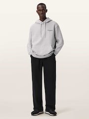 AllSaints Grey Halcyon Oth Hoodie - Image 3 of 7