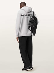 AllSaints Grey Halcyon Oth Hoodie - Image 6 of 7