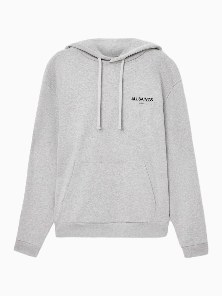 AllSaints Grey Halcyon Oth Hoodie - Image 7 of 7