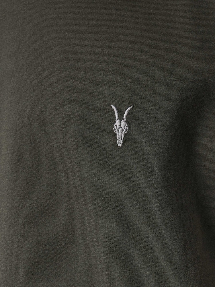 AllSaints Green Brace Brushed Cotton T-Shirts 3 Pack - Image 8 of 8 AllSaints Green Brace Brushed Cotton T-Shirts 3 Pack - Image 8 of 8