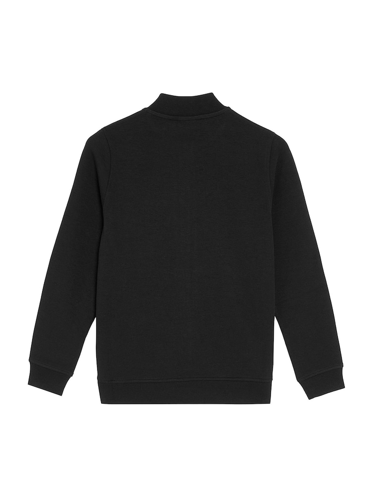 Lyle & Scott Black Embossed Eagle Track Jacket - Image 2 of 3