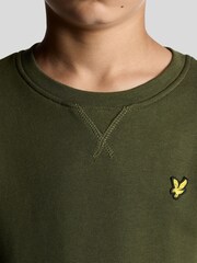 Lyle & Scott Green Crew Neck Sweatshirt - Image 3 of 4