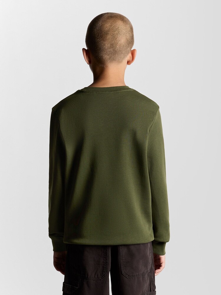 Lyle & Scott Green Crew Neck Sweatshirt - Image 4 of 4