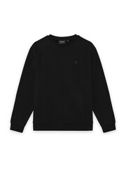 Lyle & Scott Black Heavy Weight Drop Shoulder Crew Sweat Top - Image 1 of 1