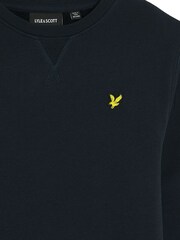 Lyle & Scott Dark Navy Crew Neck Sweatshirt - Image 3 of 3