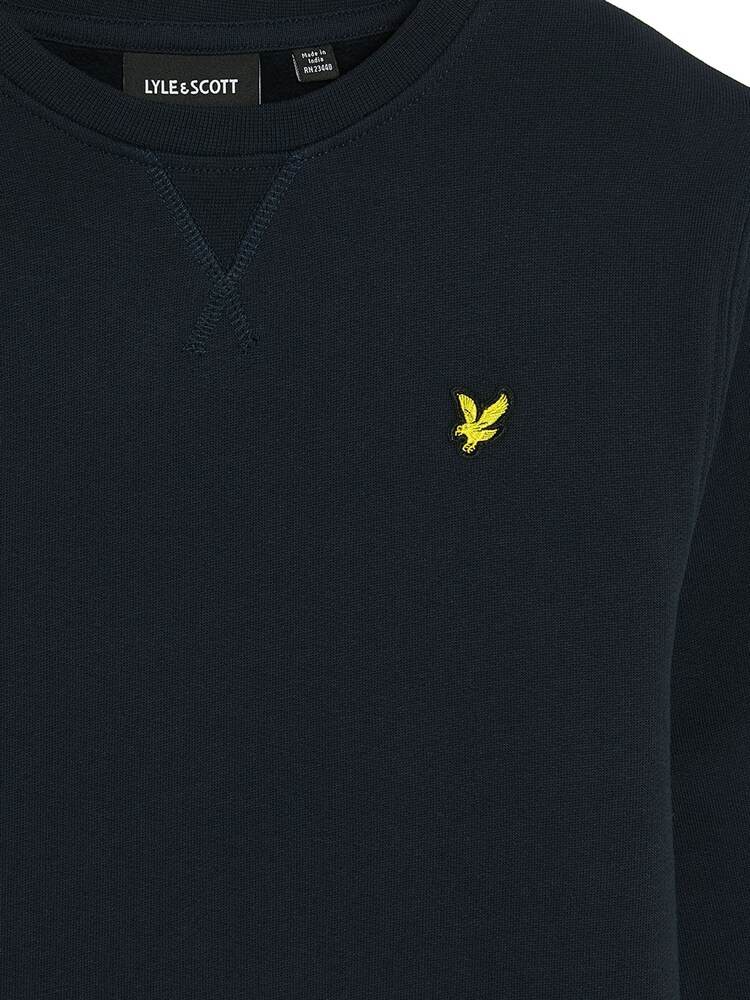 Lyle & Scott Dark Navy Crew Neck Sweatshirt - Image 3 of 3