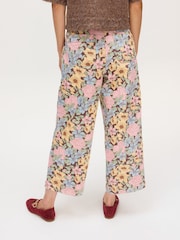 Oliver Bonas Brown Cropped Wide Leg Jeans - Image 2 of 7