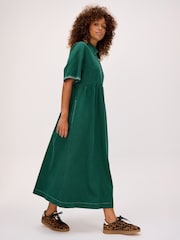 Oliver Bonas Collared Zip Up Midi Dress - Bild 1 von 7