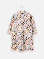 Oliver Bonas Pink Half Zip Mini Dress - Image 4 of 8