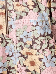 Oliver Bonas Pink Half Zip Mini Dress - Image 7 of 8