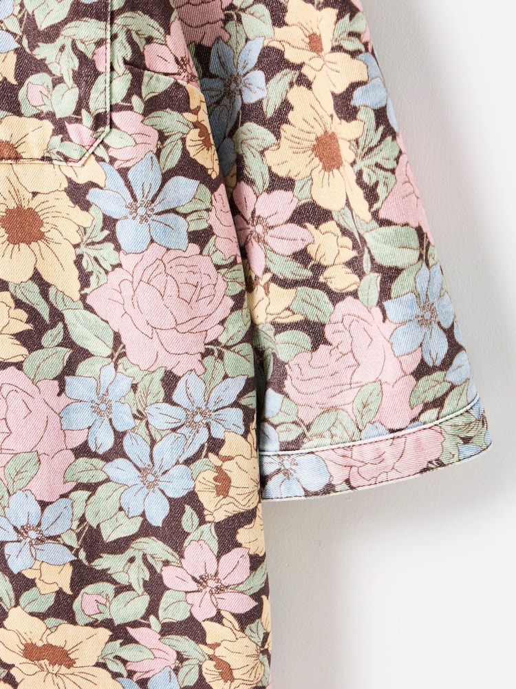 Oliver Bonas Pink Half Zip Mini Dress - Image 8 of 8