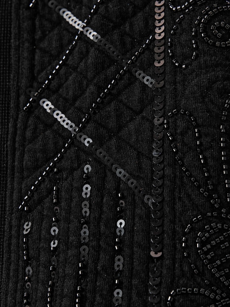 AllSaints Black Ava Clara Jacket - Image 5 of 5